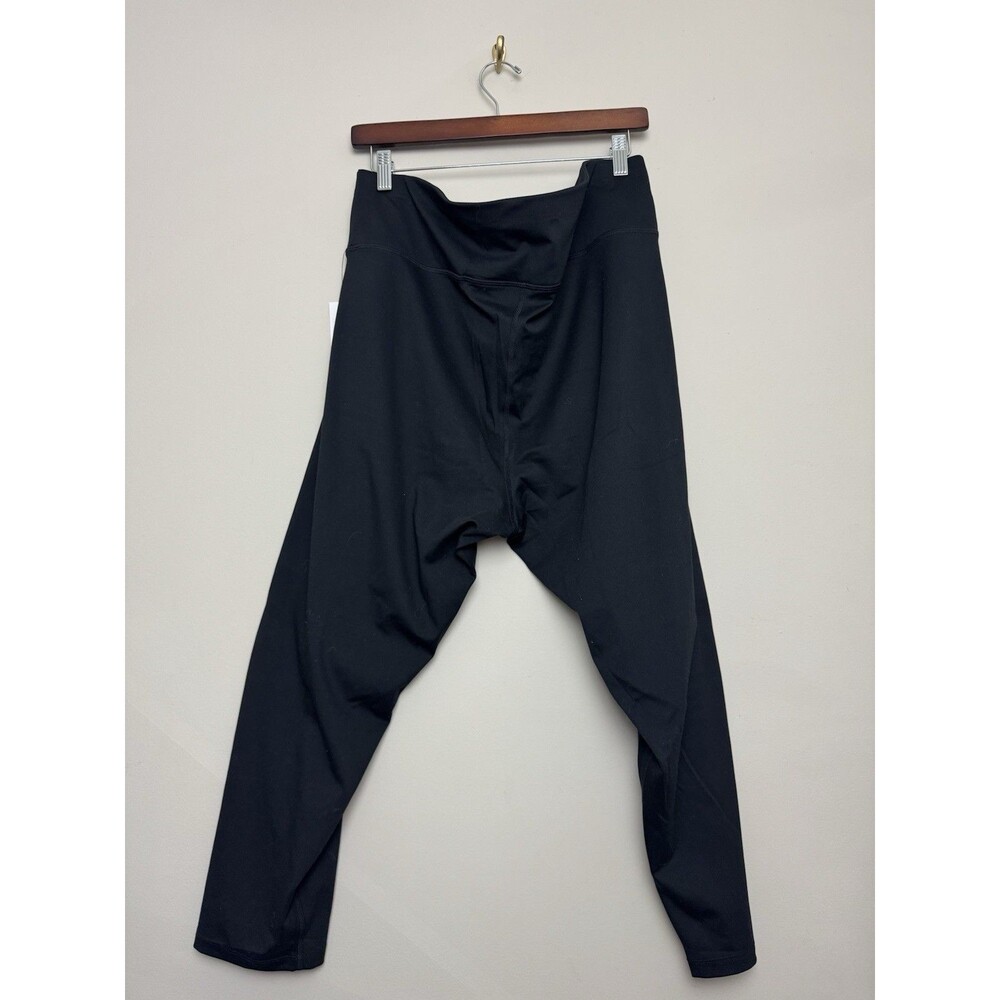 Calvin Klein Womens Performance Leggings Plus Size 3X BLack Stretch Pants - Picture 2 of 4